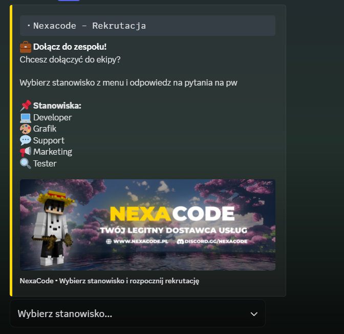 NexaCode - Rekrutacja