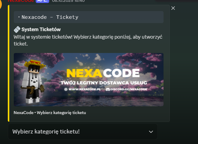 NexaCode - Tickety