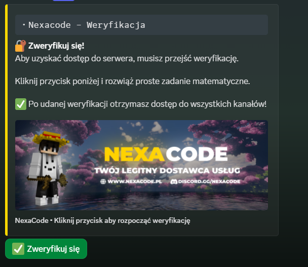NexaCode - Weryfikacja